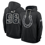 IN.Colts #98 Arden Key Player 2026 Black Logo Pullover Hoodies Limited Game Ddoa Stitched Jerseys