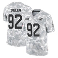 M.Dolphins #92 Zach Sieler Player Arctic Camo Salute To Service Limited Game Ddoa Stitched Jerseys