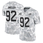 M.Dolphins #92 Zach Sieler Player Arctic Camo Salute To Service Limited Game Ddoa Stitched Jerseys