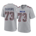 B.Bills #73 Dion Dawkins Player Gray Fashion Home Game Ddoa Stitched Jerseys