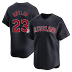 C.Guardians #23 Bo Naylor Player Navy Limited Home Game Ddoa Stitched Jerseys