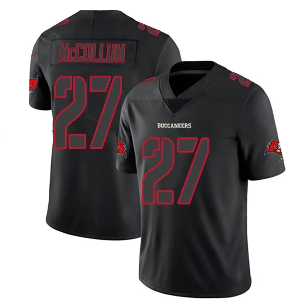 TB.Buccaneers #27 Zyon McCollum Player Black Impact Limited Home Game Ddoa Stitched Jerseys