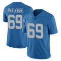 D.Lions #69 Tate Ratledge Player Blue Limited Throwback Vapor Untouchable Ddoa Stitched Jerseys