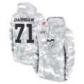 M.Vikings #71 Christian Darrisaw Player Arctic Camo Salute to Service Pullover Hoodies Limited Game Ddoa Stitched Jerseys