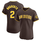 S.Diego Padres #2 Xander Bogaerts Player Brown Home Limited Elite Ddoa Stitched Jerseys
