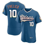 M.Brewers #10 Sal Frelick Player Blue 2026 City Connect Home Limited Elite Ddoa Stitched Jerseys