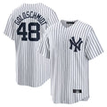 NY.Yankees #48 Paul Goldschmidt Player White Game Home Ddoa Stitched Jerseys