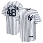 NY.Yankees #48 Paul Goldschmidt Player White Game Home Ddoa Stitched Jerseys