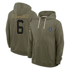 D.Cowboys #6 Donovan Ezeiruaku Player Olive Salute to Service Pullover Hoodies Limited Ddoa Stitched Jerseys