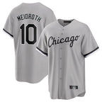 C.White Sox #10 Chase Meidroth Player Gray Home Game Ddoa Stitched Jerseys