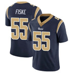 LA.Rams #55 Braden Fiske Player Navy Limited Vapor Untouchable Home Game Ddoa Stitched Jerseys