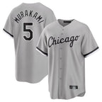 C.White Sox #5 Munetaka Murakami Player Gray Home Game Ddoa Stitched Jerseys