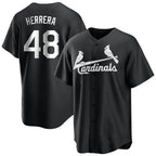 St. Louis Cardinals #48 Ivan Herrera Player Black City Connect Home Limited Ddoa Stitched Jerseys