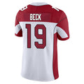 A.Cardinals #19 Carson Beck Player White Vapor Limited Home Game Ddoa Stitched Jerseys