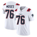 NE.Patriots #76 Morgan Moses Player White Vapor Untouchable Home Game Ddoa Stitched Jerseys