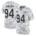 M.Dolphins #94 Jordan Phillips Player Arctic Camo Salute To Service Limited Game Ddoa Stitched Jerseys