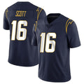 LA.Chargers #16 J.K. Scott Player Navy Limited Vapor Untouchable Home Game Ddoa Stitched Jerseys