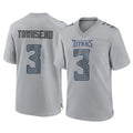 T.Titans #3 Tommy Townsend Player Gray Atmosphere Fashion Home Game Ddoa Stitched Jerseys