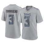 T.Titans #3 Tommy Townsend Player Gray Atmosphere Fashion Home Game Ddoa Stitched Jerseys