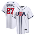 M.Twins #27 Ryan Jeffers Player White USA 2026 World Classic Limited Home Ddoa Stitched Jerseys