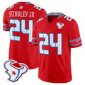 H.Texans #24 Derek Stingley Jr. Player Red 2026 Rivalries Vapor Limited Home Game Ddoa Stitched jerseys