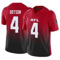 A.Falcons #4 Jahan Dotson Player Red Vapor F.U.S.E. Limited Home Game Ddoa Stitched Jerseys