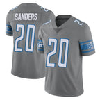 D.Lions #20 Barry Sanders Player Gray Vapor Untouchable Limited Home Game Ddoa Stitched Jerseys