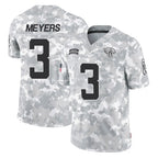 J.Jaguars #3 Jakobi Meyers Player Arctic Camo Salute To Service Limited Game Ddoa Stitched Jerseys