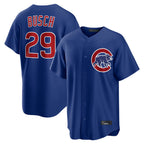 C.Cubs #29 Michael Busch Player Royal Home Game Ddoa Stitched Jerseys