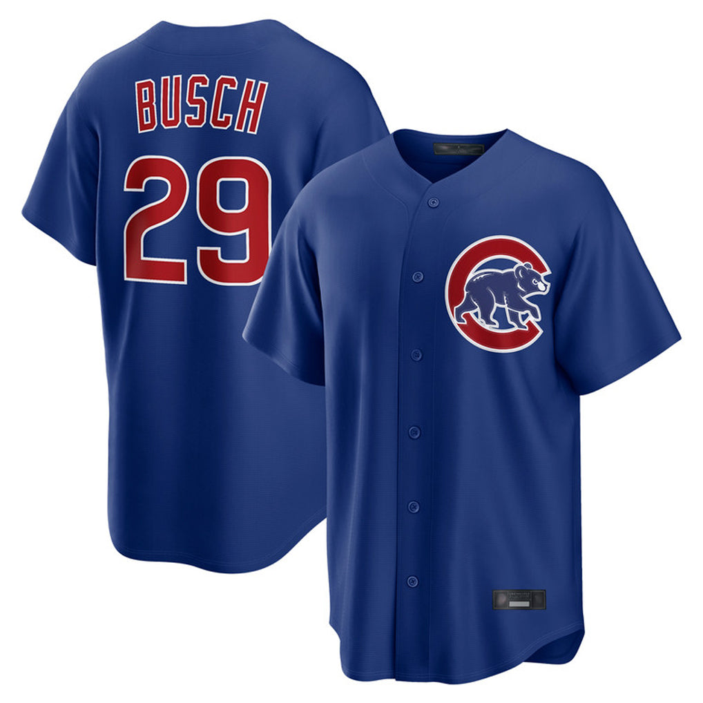 C.Cubs #29 Michael Busch Player Royal Home Game Ddoa Stitched Jerseys