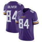 M.Vikings #84 Josh Oliver Player Purple Limited Vapor Untouchable Home Game Ddoa Stitched Jerseys