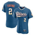 M.Brewers #2 Brice Turang Player Blue 2026 City Connect Home Limited Elite Ddoa Stitched Jerseys