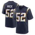 LA.Chargers #52 Khalil Mack Player Navy Alternate Home Game Ddoa Stitched Jerseys