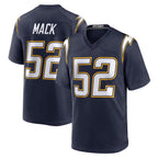 LA.Chargers #52 Khalil Mack Player Navy Alternate Home Game Ddoa Stitched Jerseys