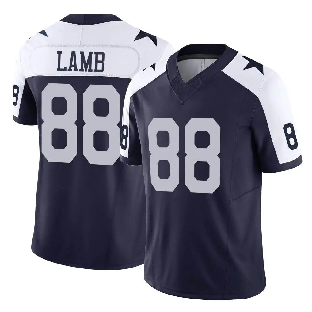 D.Cowboys #88 CeeDee Lamb Player Navy-White Limited Alternate Vapor F.U.S.E. Home Game Ddoa Stitched Jerseys