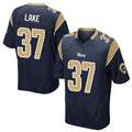 LA.Rams #37 Quentin Lake Player Navy Home Game Ddoa Stitched Jerseys