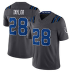 IN.Colts #28 Jonathan Taylor Player Anthracite Limited 2026 Rivalries Collection Home Game Ddoa Stitched Jerseys