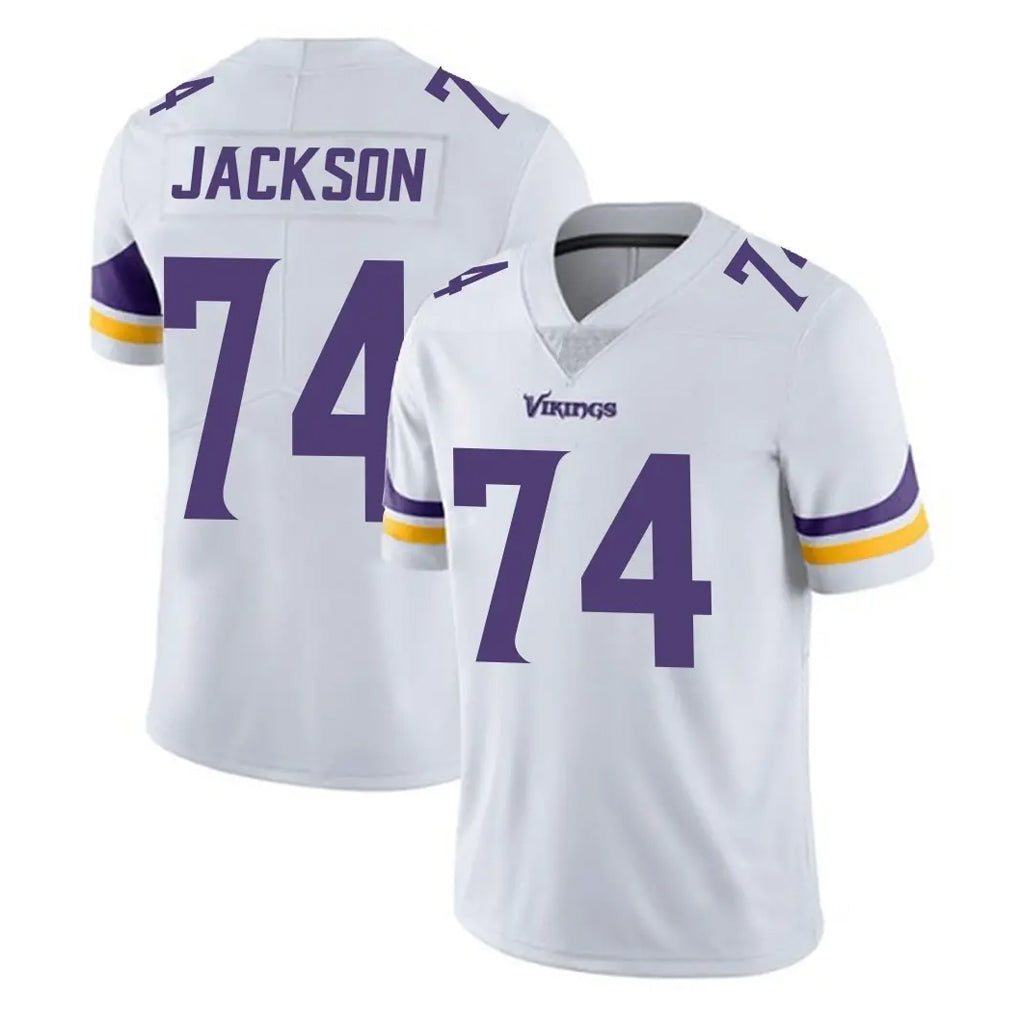 MN.Vikings #74 Donovan Jackson Player White Limited Vapor Untouchable Home Game Ddoa Stitched Jerseys
