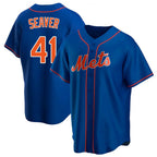 NY.Mets #41 Tom Seaver Player Royal Home Game Ddoa Stitched Jerseys