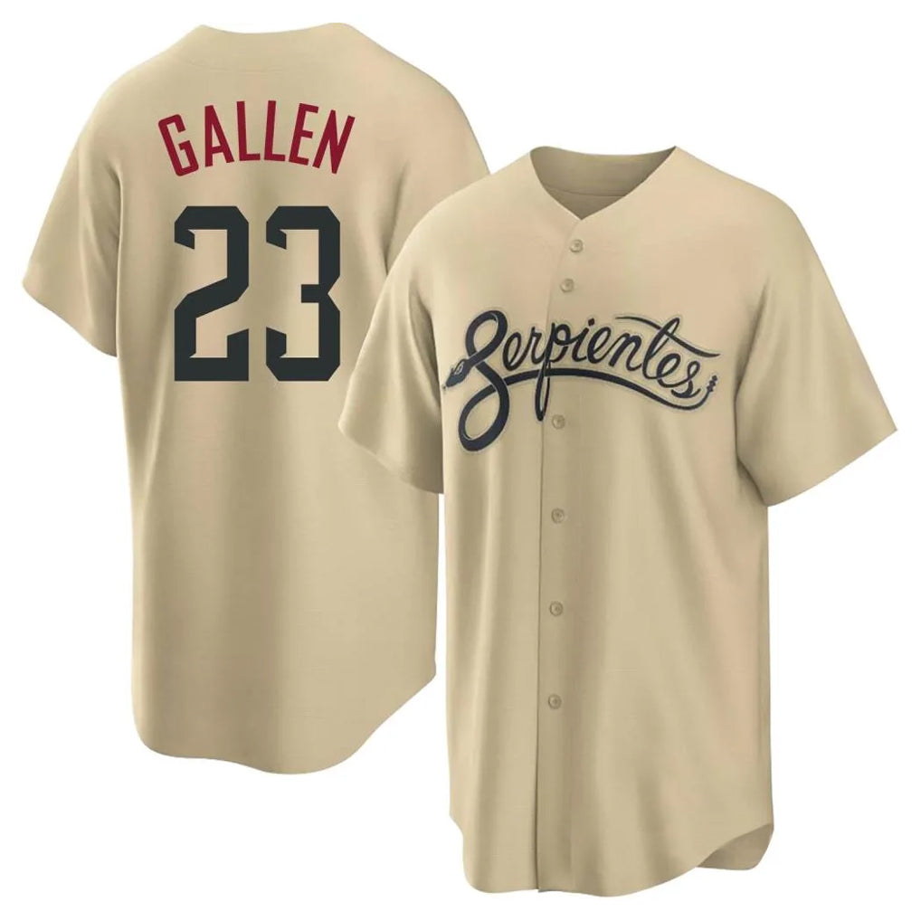 A.Diamondbacks #23 Zac Gallen Player Tan City Connect Home Game Ddoa Stitched Jerseys