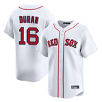 B.Red Sox #16 Jarren Duran Player White Limited Home Game Ddoa Stitched Jerseys