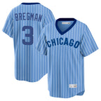 C.Cubs #3 Alex Bregman Player Blue T-shirt Cooperstown Collection Limited Ddoa Stitched Jerseys