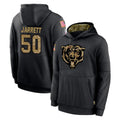 C.Bears #50 Grady Jarrett Player Black Salute to Service Pullover Hoodies Limited Ddoa Stitched Jerseys