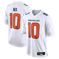 D.Broncos #10 Bo Nix Player White Fashion Limited Game Ddoa Stitched Jerseys