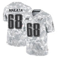P.Eagles #68 Jordan Mailata Player Arctic Camo Salute to Service Limited Game Ddoa Stitched Jerseys