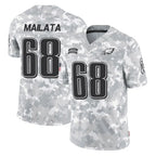 P.Eagles #68 Jordan Mailata Player Arctic Camo Salute to Service Limited Game Ddoa Stitched Jerseys