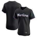 M.Marlins ## Marlins Blank Player Black Vapor Home Limited Elite Ddoa Stitched Jerseys