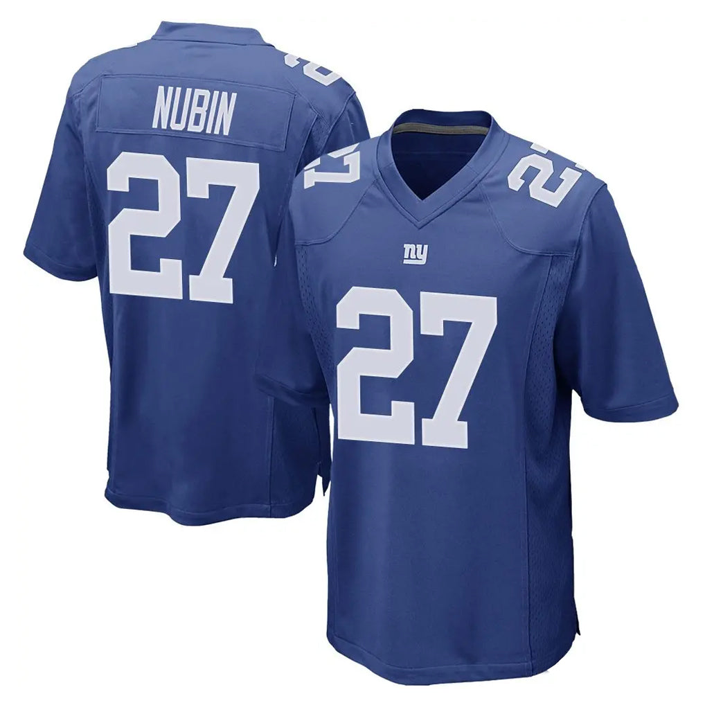 NY.Giants #27 Tyler Nubin Player Royal Home Game Ddoa Stitched Jerseys