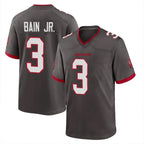 TB.Buccaneers #3 Rueben Bain Jr. Player Pewter Alternate Home Game Ddoa Stitched Jerseys