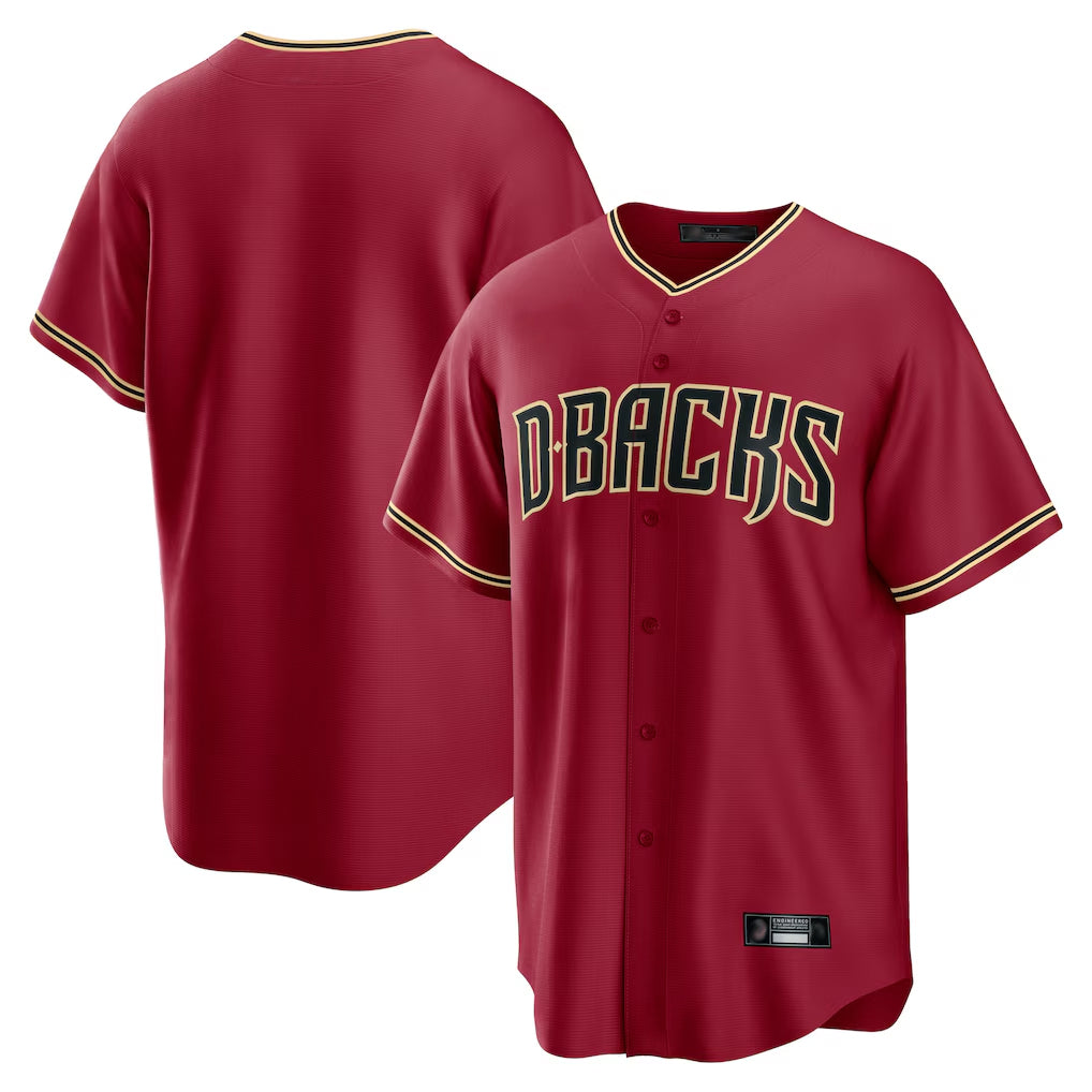 A.Diamondbacks ## Diamondbacks Blank Player Red Home Game Ddoa Stitched Jerseys